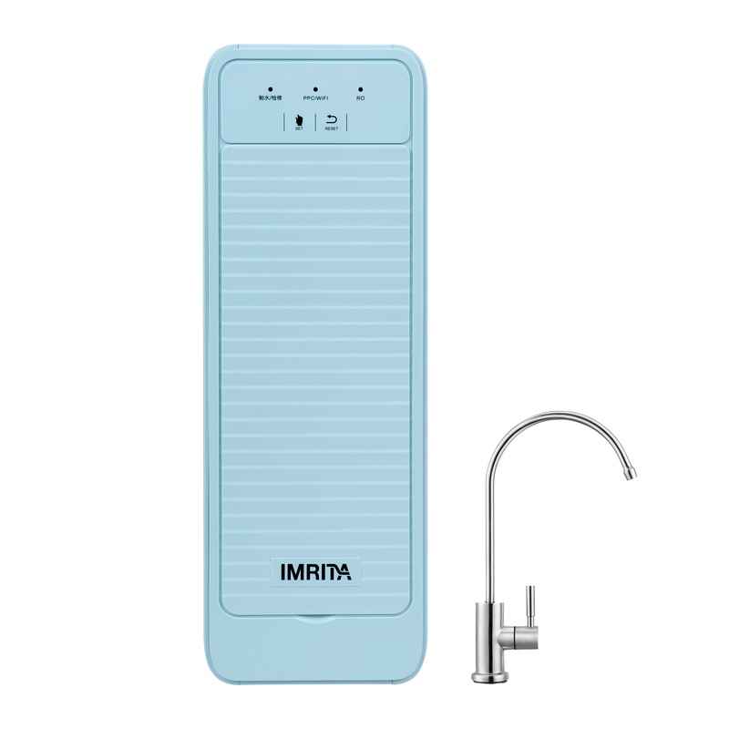 Sistema Tankless plástico del filtro de agua del RO, sistema del purificador del agua potable 0.0001micron