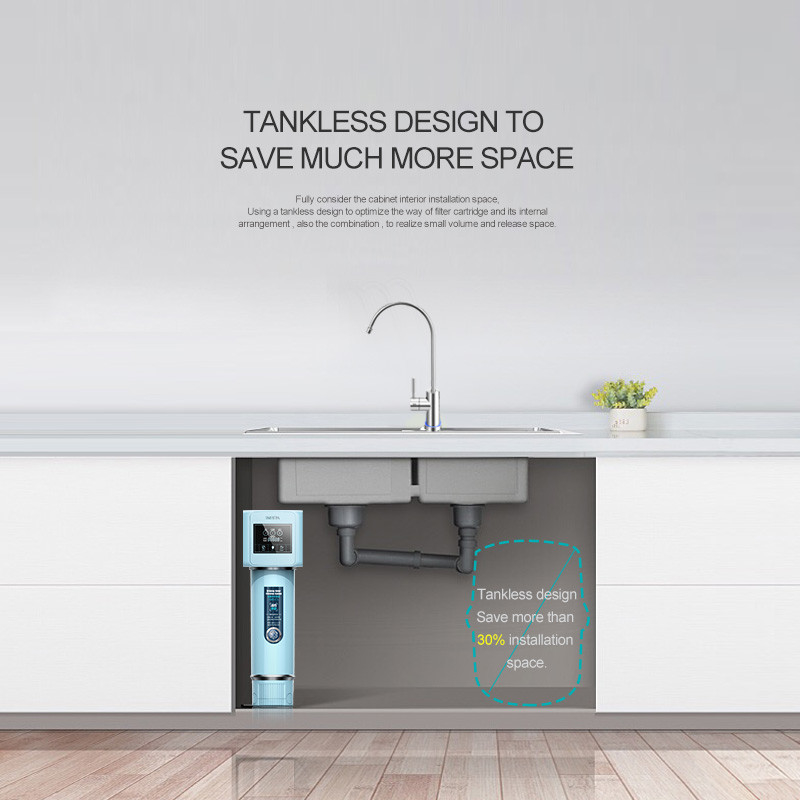Etapas 2.8L/min del sistema 2 del purificador del filtro de agua del fregadero de cocina de IMRITA