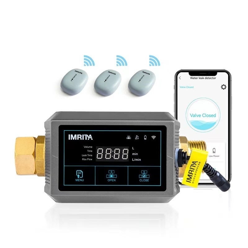 Control multiusos hermético del detector de escape del agua del Smart Home 1W APP para la casa entera