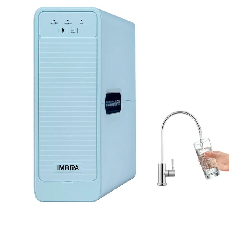 Filtro de agua potable de ósmosis inversa de agua pura 800GPD con filtros de carbono ricos en PPC/estroncio