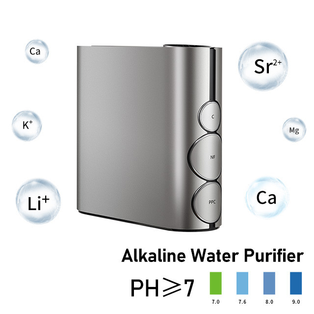 Sistema de ósmosis inversa de 5 etapas Filtro de agua 800GDP Purificador de agua sin tanque para el hogar